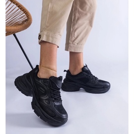 D/CEO Schwarze Turnschuhe auf dem massiven Sohle Adoma 2