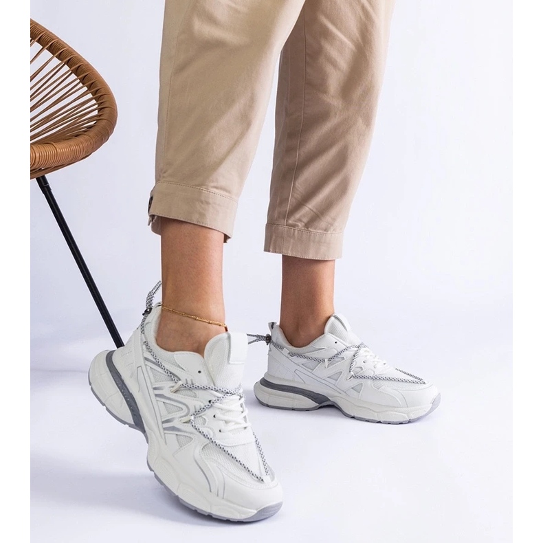 D/CEO Weiße Damen-Sneaker mit massiver Colunga-Sohle 2