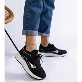 D/CEO Elsira schwarze Sport-Sneaker für Damen 2