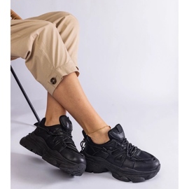 D/CEO Schwarze Turnschuhe Frauensport Ivett 1