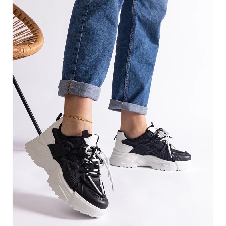 D/CEO Schwarze Damen-Sportsneaker Alva 2