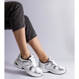 D/CEO Weiße und silberne Ena-Sportsneaker silber- 2