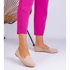 D/CEO Beige Classic Ballerinas aus Ekozamsz Valensia 2