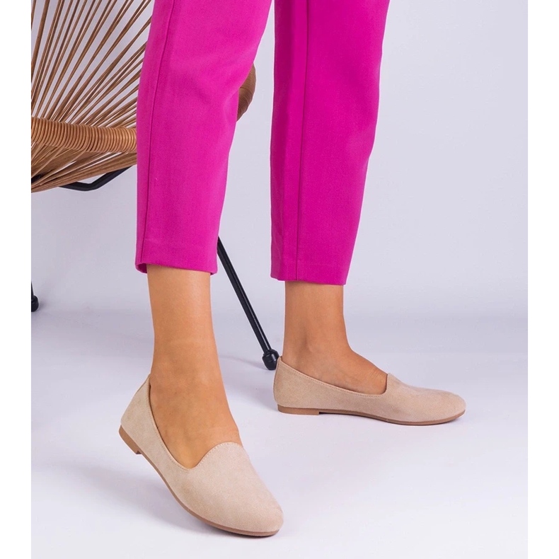 D/CEO Beige Classic Ballerinas aus Ekozamsz Valensia 2