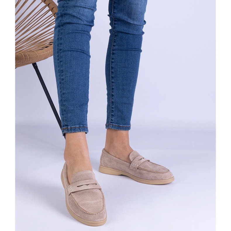 Brown Classic Openwork Sladers aus Ekozamsz braun 1