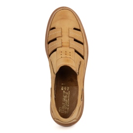 Polbut Openwork Lederschuhe 06 für Sommer Beige 7