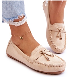 Seastar Frauen -Wildleder -Beige -Slipper 5