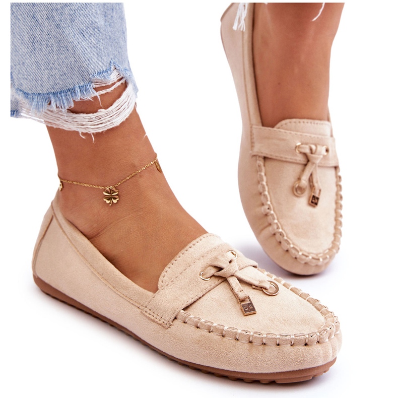 Seastar Frauen -Wildleder -Beige -Slipper 5