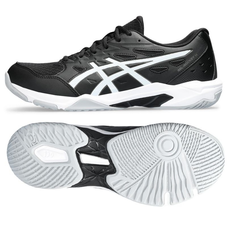 Asics Gel-Rocket-Schuhe 11 1071a091-002 schwarz schwarz 1