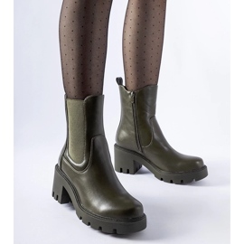 D/CEO Dunkelgrüne Hattiesburg-Stiefeletten 2