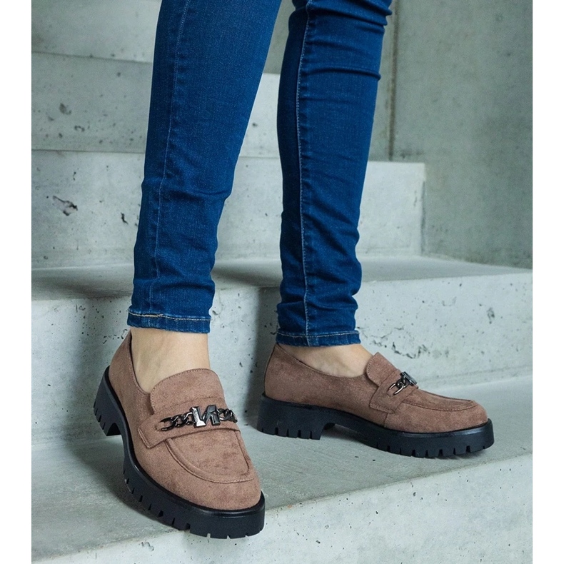 D/CEO Braune Wildleder-Loafer von Vinceza 2