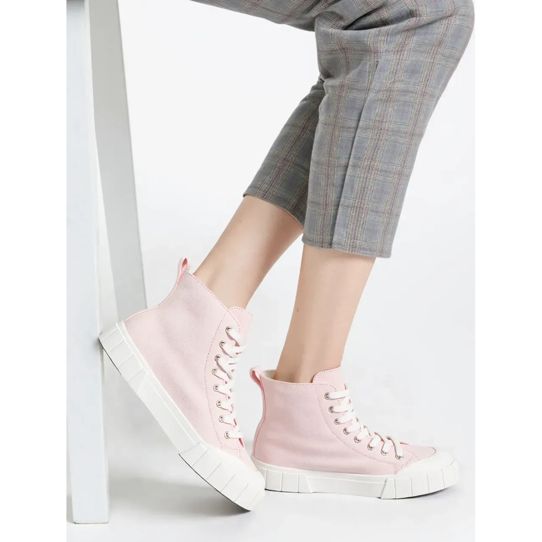 Damen Arvel Pink Sneakers rosa 1