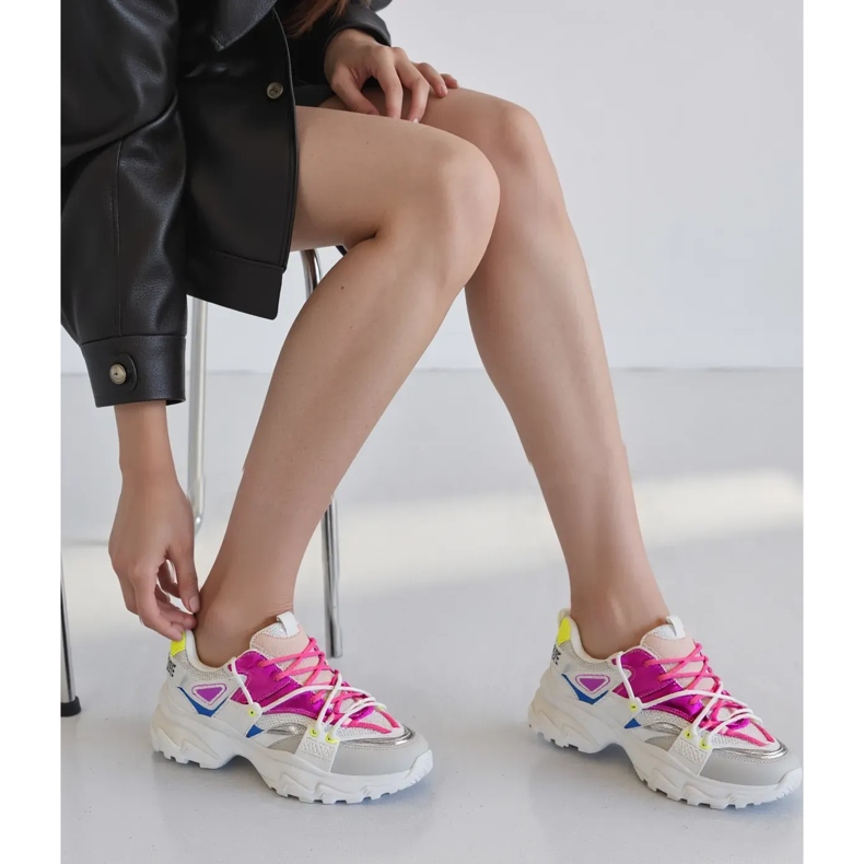 Frauen -Sneaker Zelora Rose rot mehrfarbig 2