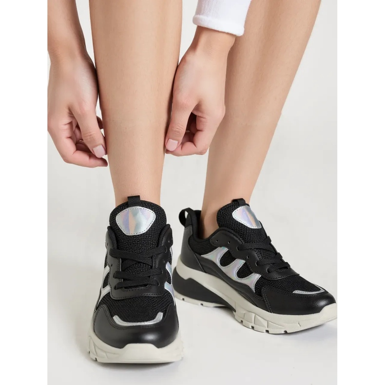 Frauen -Neo -Sport -Sneaker schwarz 2