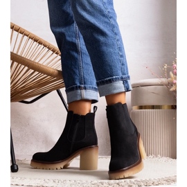 D/CEO Schwarze Stiefeletten auf einem auffälligen Nurea-High-Heel 2