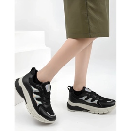 Frauen -Neo -Sport -Sneaker schwarz 1