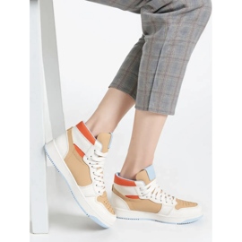 Frauen -Sneaker Veltor White/Khaki 2