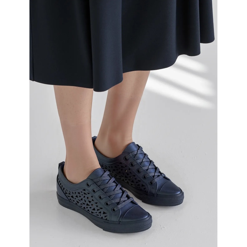 Belvio Blue Sneakers für Frauen 1
