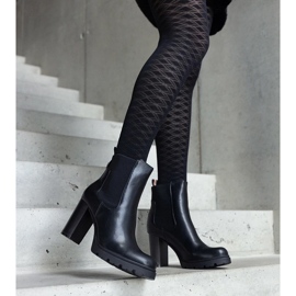 D/CEO Schwarze Slip-On-Stiefeletten aus Motena-Faux-Wildleder 2