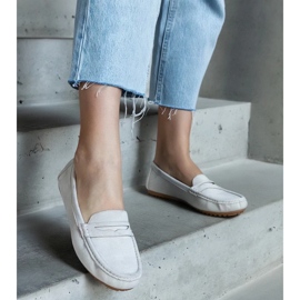 D/CEO Graue Mokassins aus Cellarengo-Öko-Wildleder 2