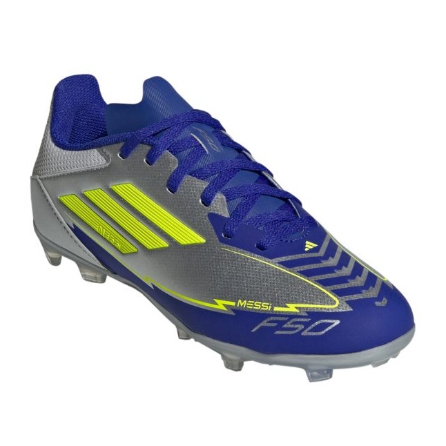 Adidas F50 League FG/Mg Messi IH0924 Fußballschuhe silber- 1