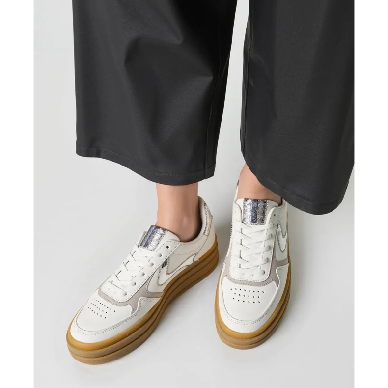 Revilo Silber -Turnschuhe für Frauen schwarz 1