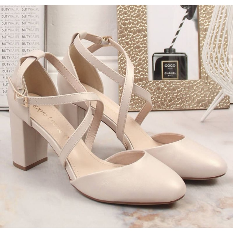 Heels Sergio Leone SK248d Beige 1