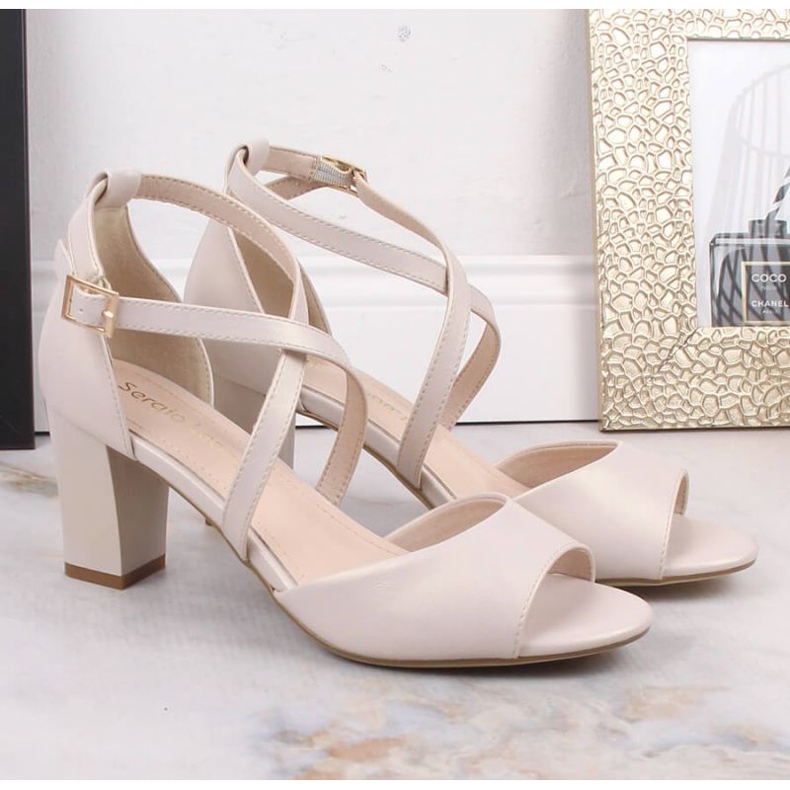 High Heels Sergio Leone SK367C Beige 1