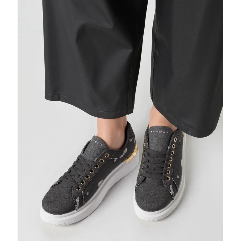 Frauen -Sneaker Loren Black schwarz 1