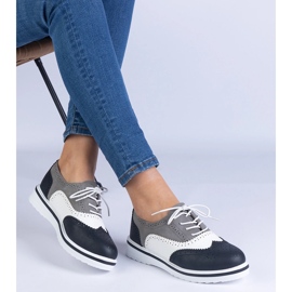 Schwarze klassische Oxford -Schuhe 2