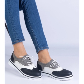 Schwarze klassische Oxford -Schuhe 3