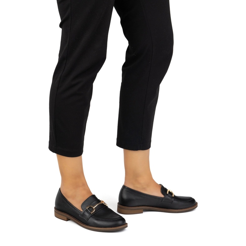 Exquisite Damenlederpumpen 1510ex schwarz 1