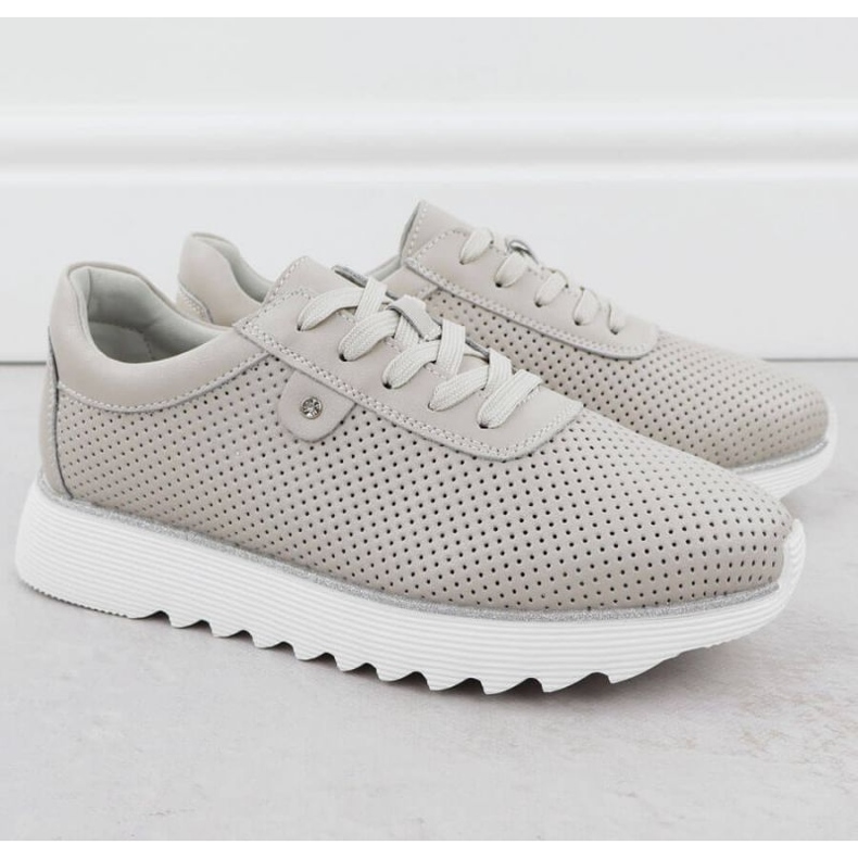 S.Barski Schuhe auf der S. Barski-Plattform LR51-629 Beige 2