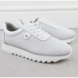 S.Barski Schuhe auf der Plattform S. Barski LR51-629 Weiß 2