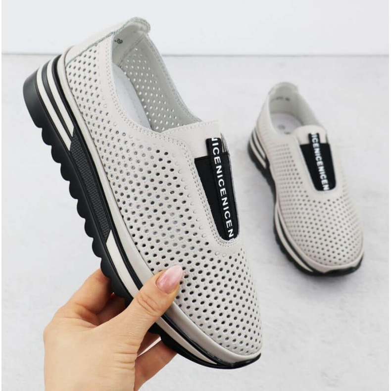 S.Barski Offene Schuhe S. Barski LR51-672 Beige 1