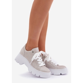 Turnschuhe Sportschuhe auf der Chebello 4632 Silberplattform 1