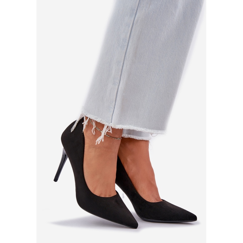 Klassische Öko -Stifte schwarzer Wildleder 1