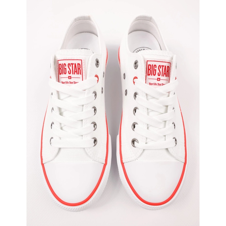 Frauen -Sneaker Big Star NN274656 Weiß 2