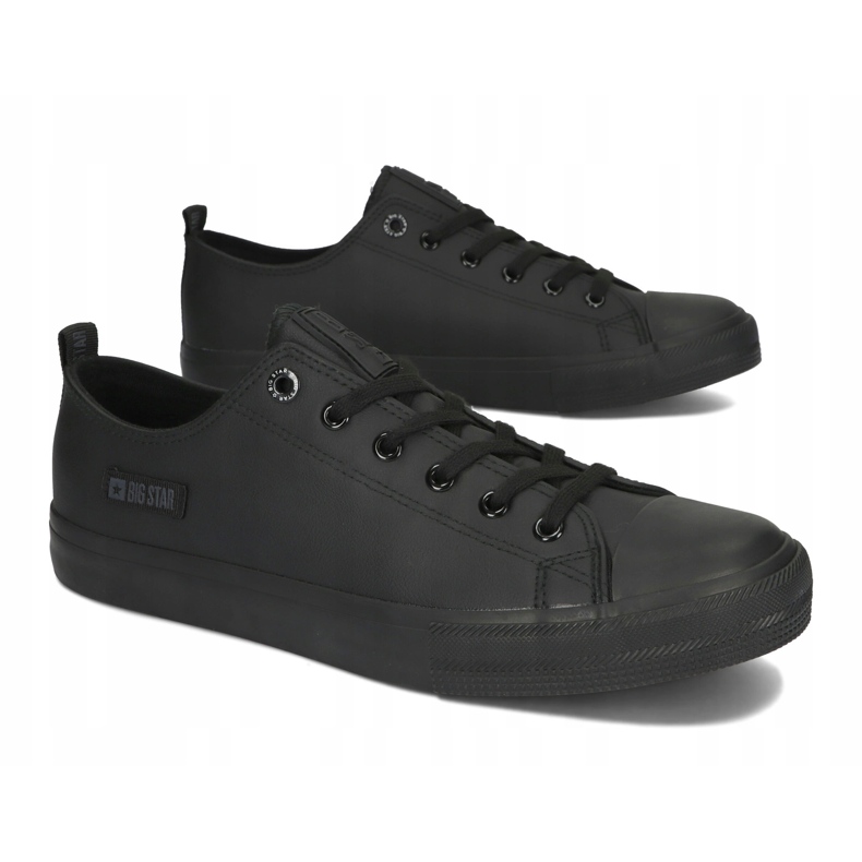 Herren -Sneaker Big Star KK174009 Schwarze Schuhe 2