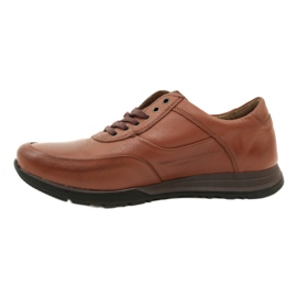 Olivier Herren Leder Freizeitschuhe 902KNT braun 3