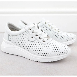 Vinceza 79532 Openwork Sports Schuhe weiß 2