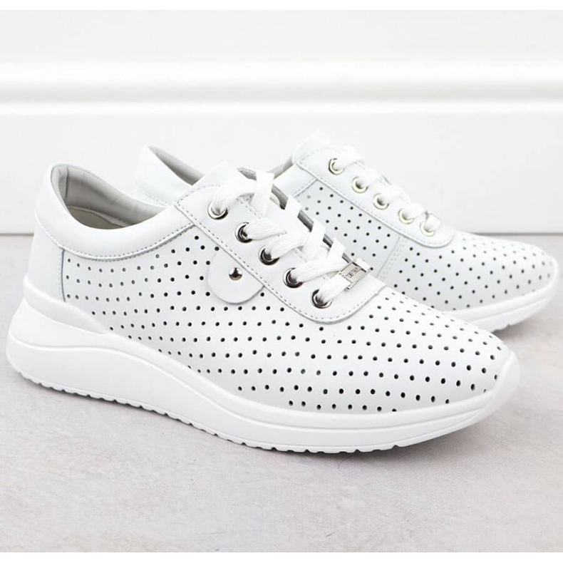 Vinceza 79532 Openwork Sports Schuhe weiß 2