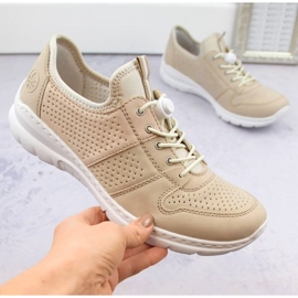 Rieker L3254-62 Beige Sportschuhe 1