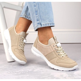 Rieker L3254-62 Beige Sportschuhe 2