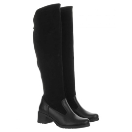 Olivier Warme Stiefel Agnes mit Licem schwarz 1
