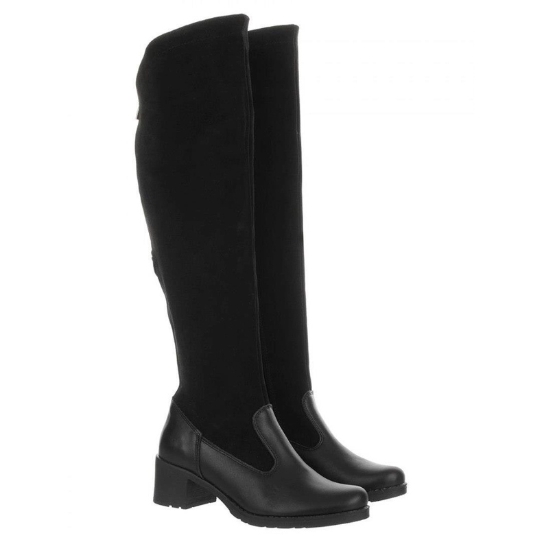 Olivier Warme Stiefel Agnes mit Licem schwarz 1