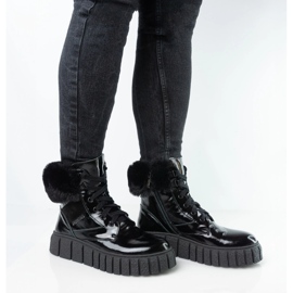 Frauen Leder Skins Pollonus Black Waffe 5-1574-001 schwarz 1