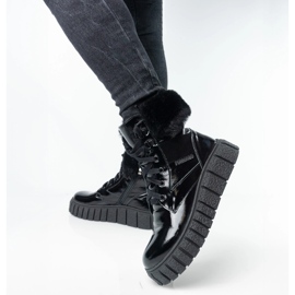 Frauen Leder Skins Pollonus Black Waffe 5-1574-001 schwarz 2