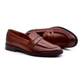 Herren-Leder-Loafer Zazoo 1570/1 Braun 2