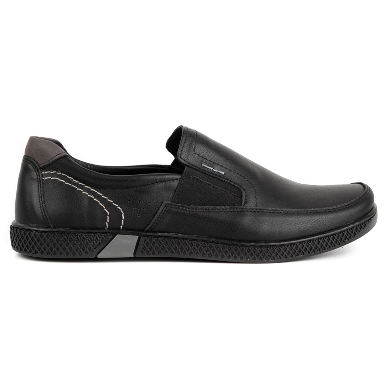 KOMODO Schwarze Herren-Loafer 912 1